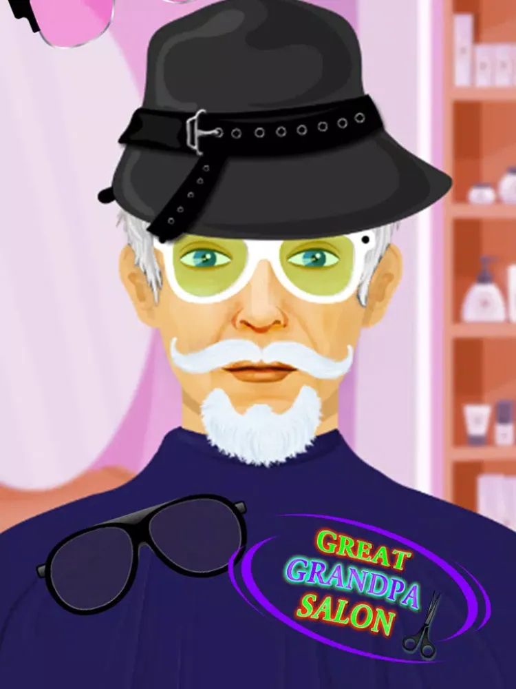 تصاویر Beard Salon Grandpa Makeover iPad 