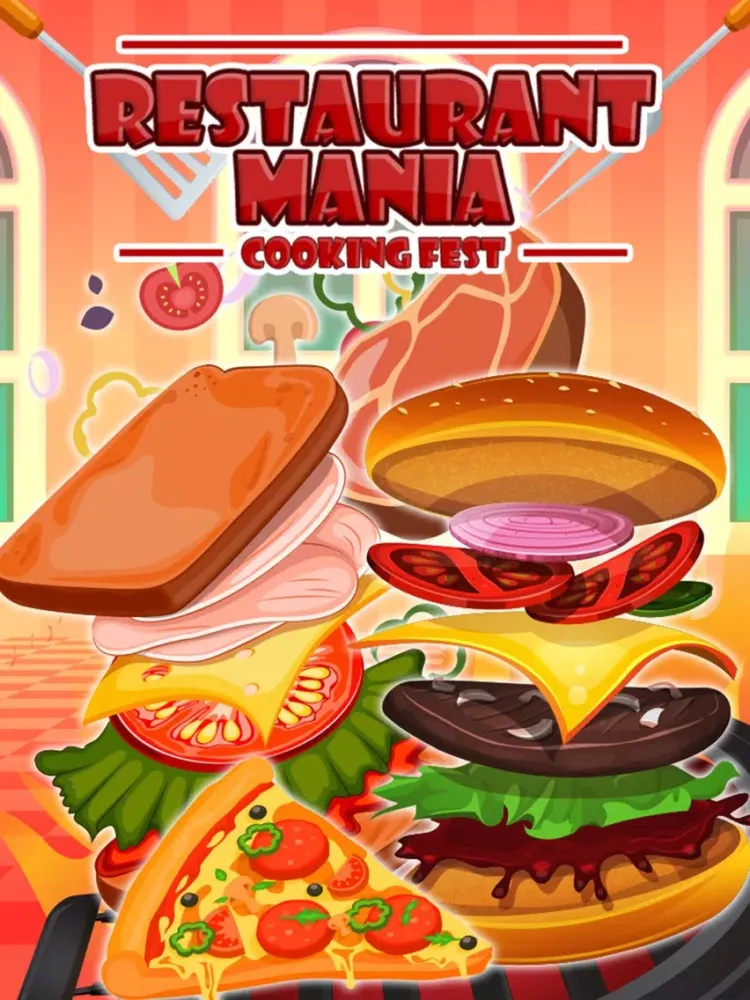 Restaurant Mania Cooking Fest iPad 应用截图