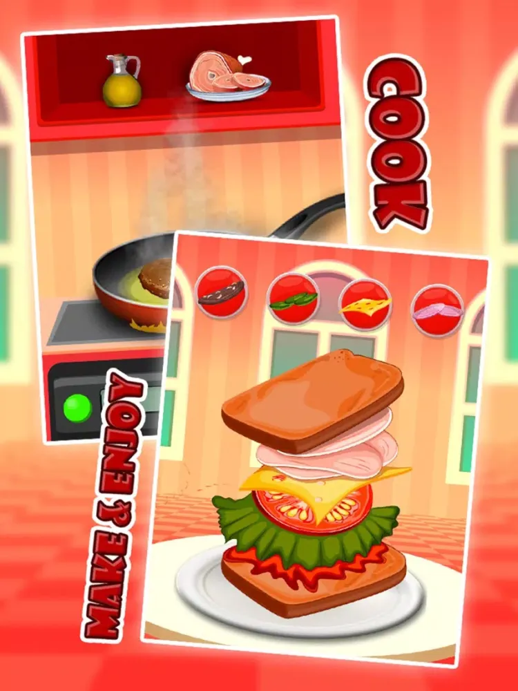 Restaurant Mania Cooking Fest iPad 应用截图