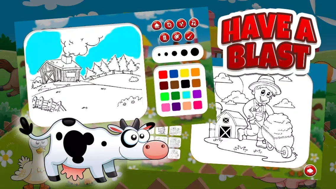 ภาพหน้าจอของ Colorful Diary: Coloring Farms