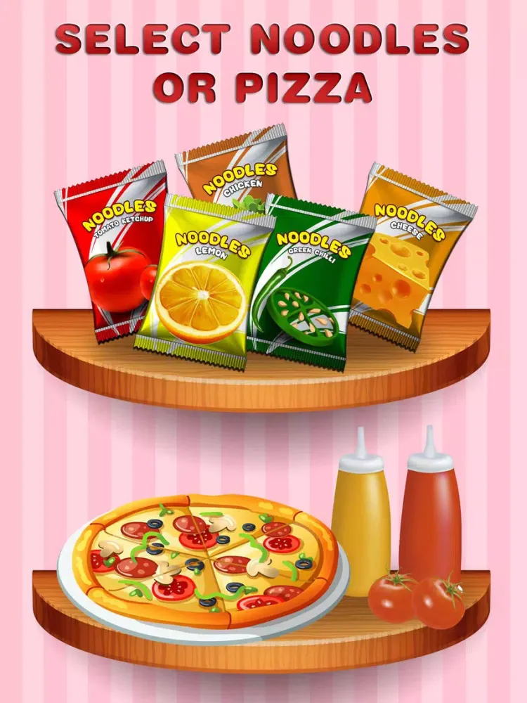 Capturas de pantalla de Restaurant Story Noodle Maker Pizza Hub Fast Food Street iPad 