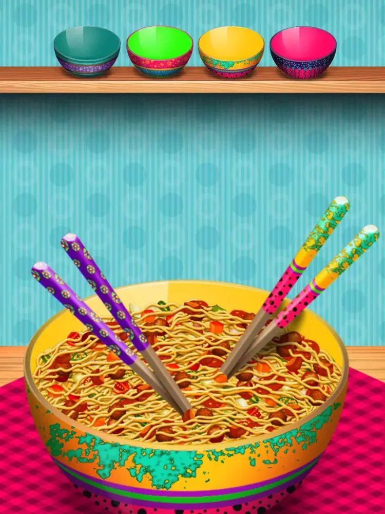 Capturas de pantalla de Restaurant Story Noodle Maker Pizza Hub Fast Food Street iPad 