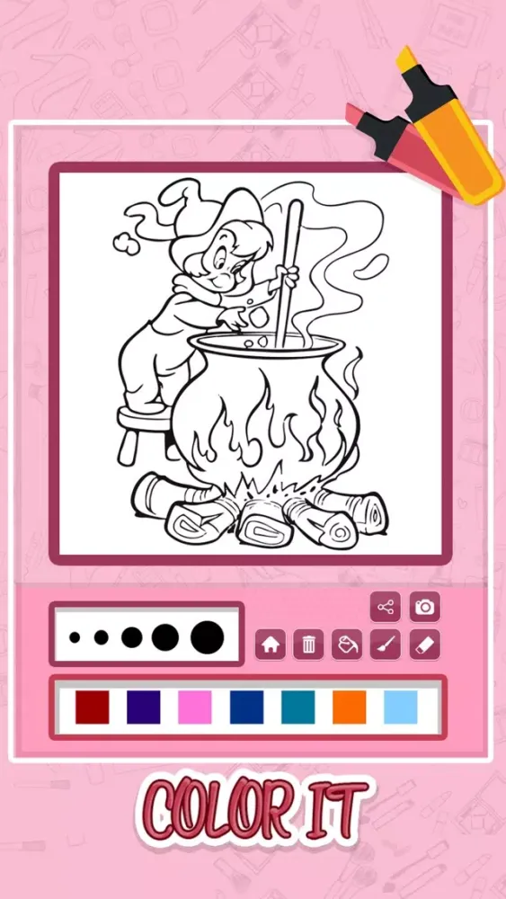 Girls Story : Coloring Book Screenshots