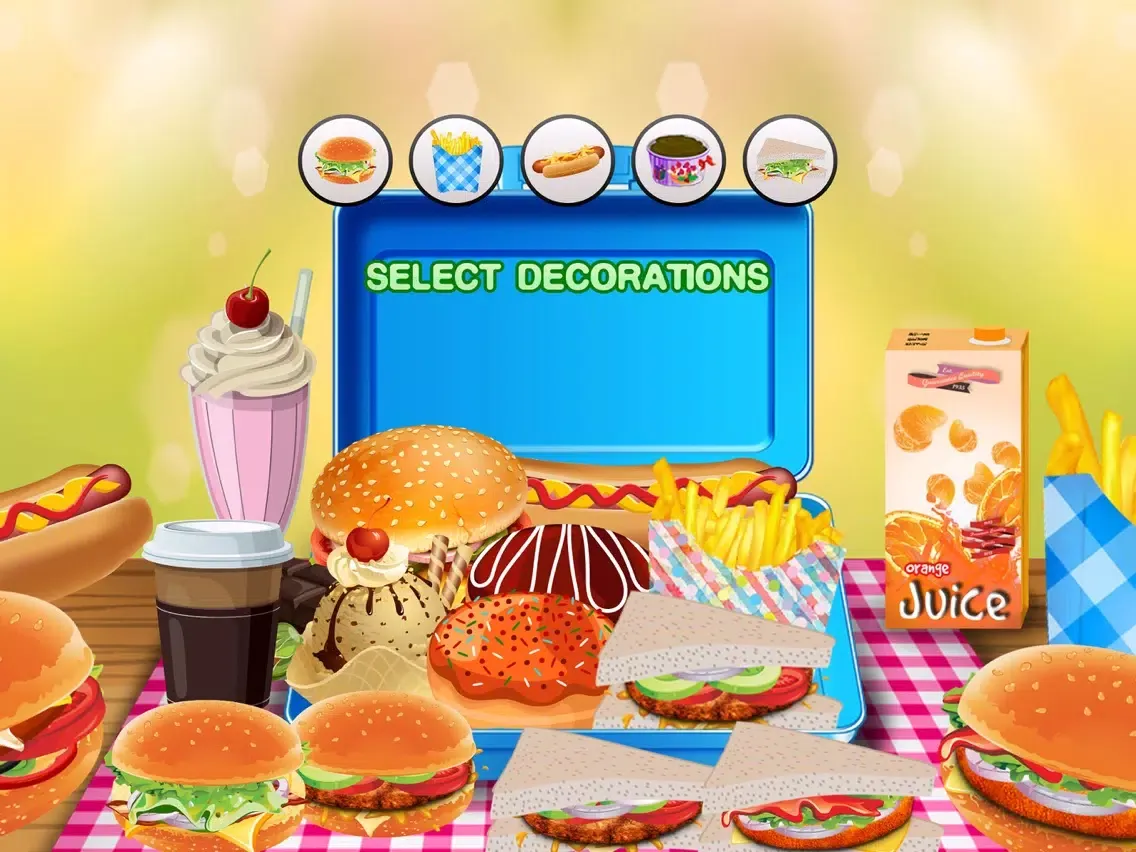 تصاویر Baby School Lunch Box Maker iPad 