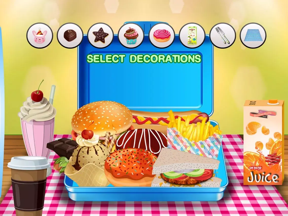 تصاویر Baby School Lunch Box Maker iPad 