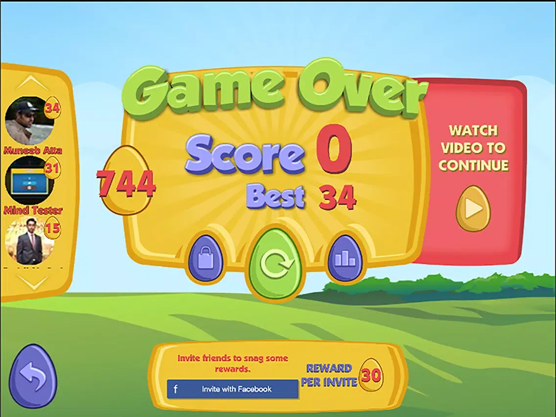 Ảnh chụp màn hình của Tap Eggs – Bird’s Adventures iPad 