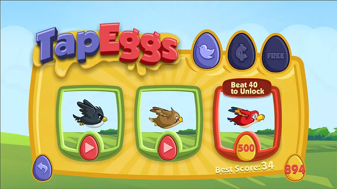 Ảnh chụp màn hình của Tap Eggs – Bird’s Adventures