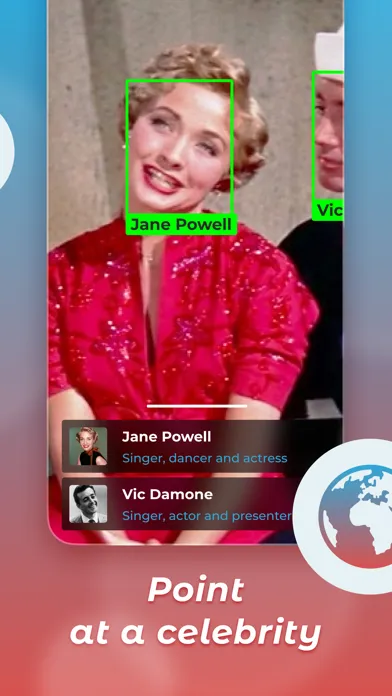 PopFaces-Recognize Celebrities স্ক্রিনশট