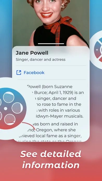 PopFaces-Recognize Celebrities স্ক্রিনশট