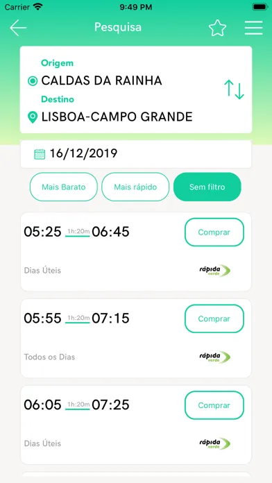 Capturas de pantalla de moov-u