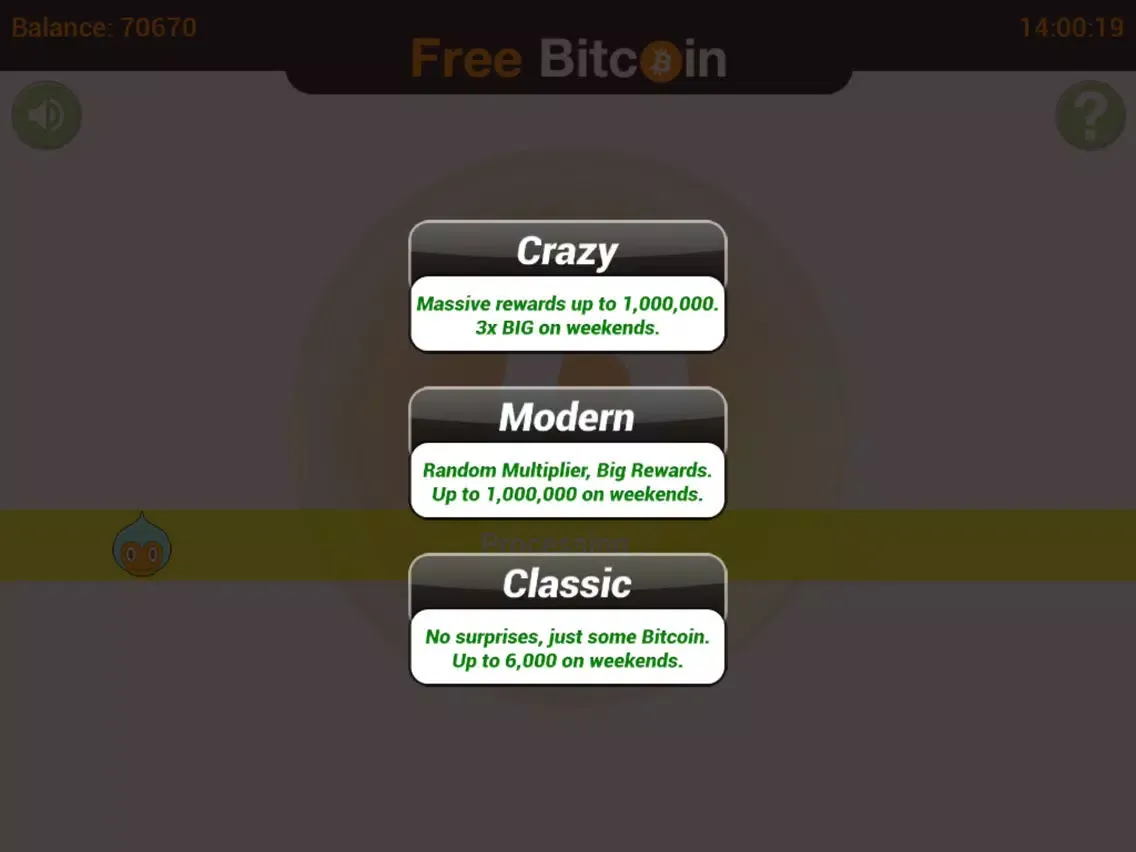 Tangkapan skrin Bitcoin Free iPad 