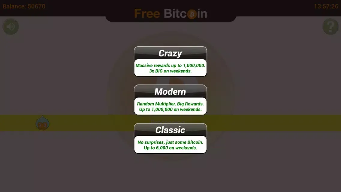 Tangkapan skrin Bitcoin Free