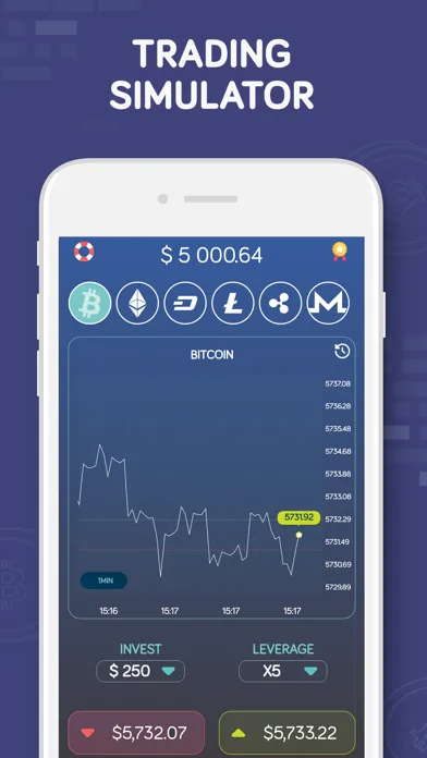 Bitcoin Flip Investing Game Screenshots