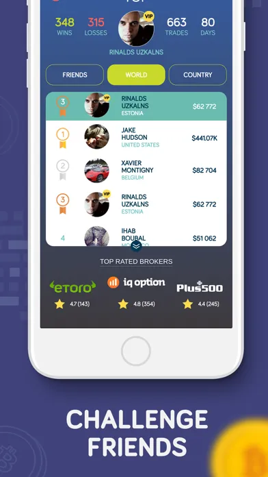 Bitcoin Flip Investing Game Screenshots