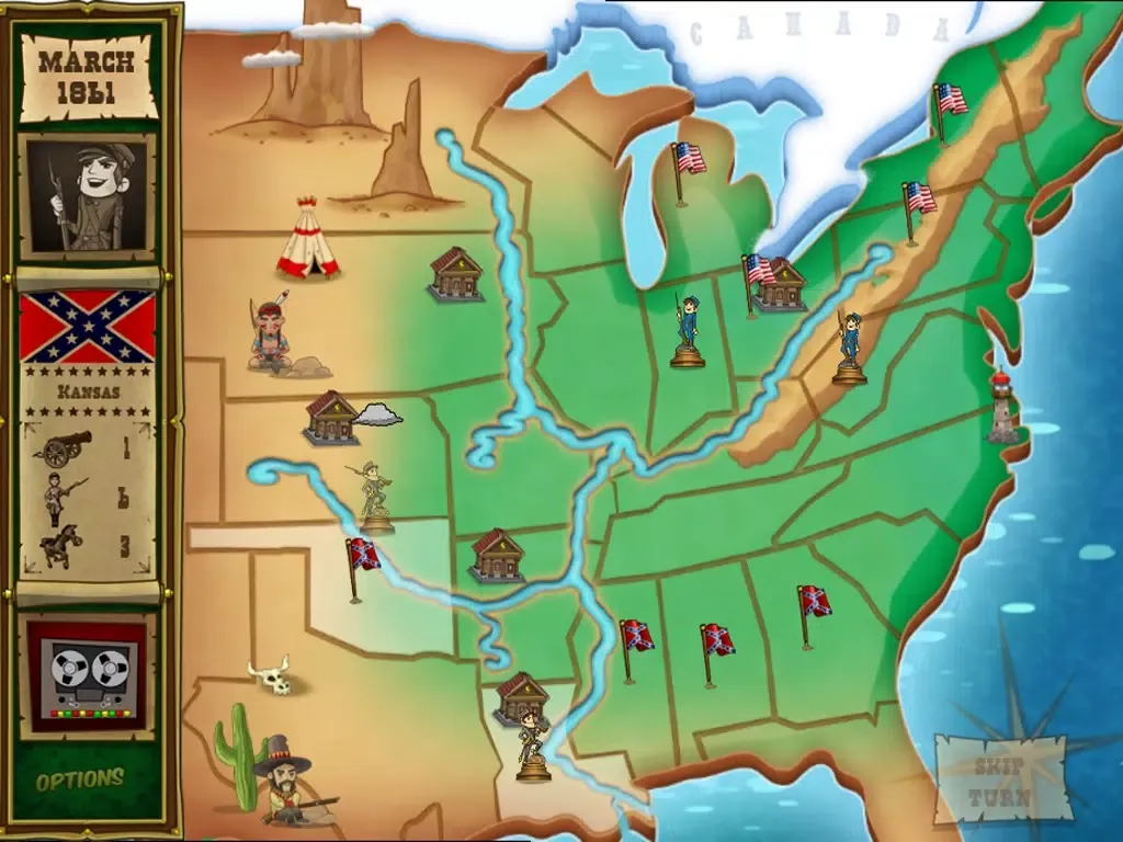 NORTH & SOUTH - The Game (Pocket Edition) iPad 應用截圖