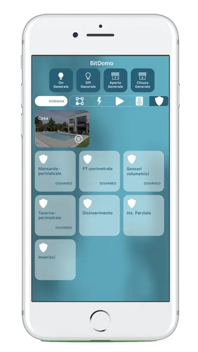 Tangkapan layar BitDomo - MyHome Domotica