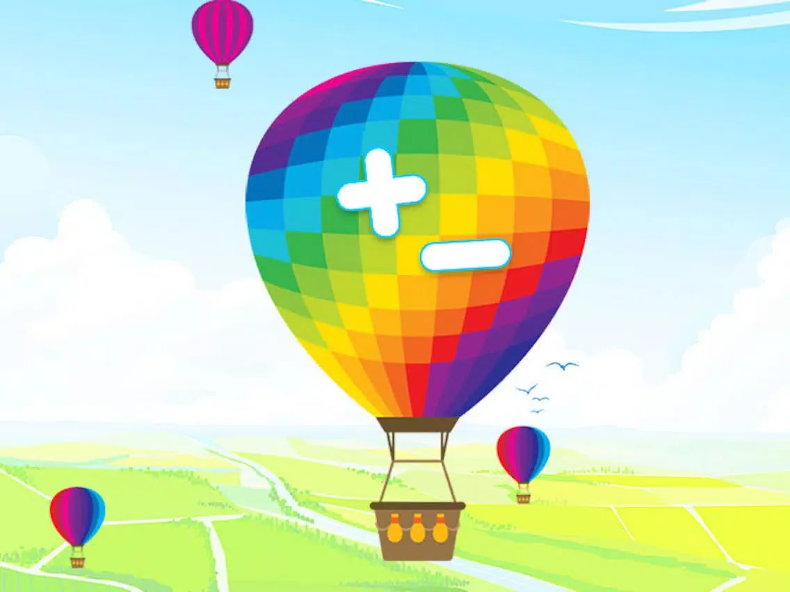 تصاویر Math Balloon Fun - KidsMedia iPad 