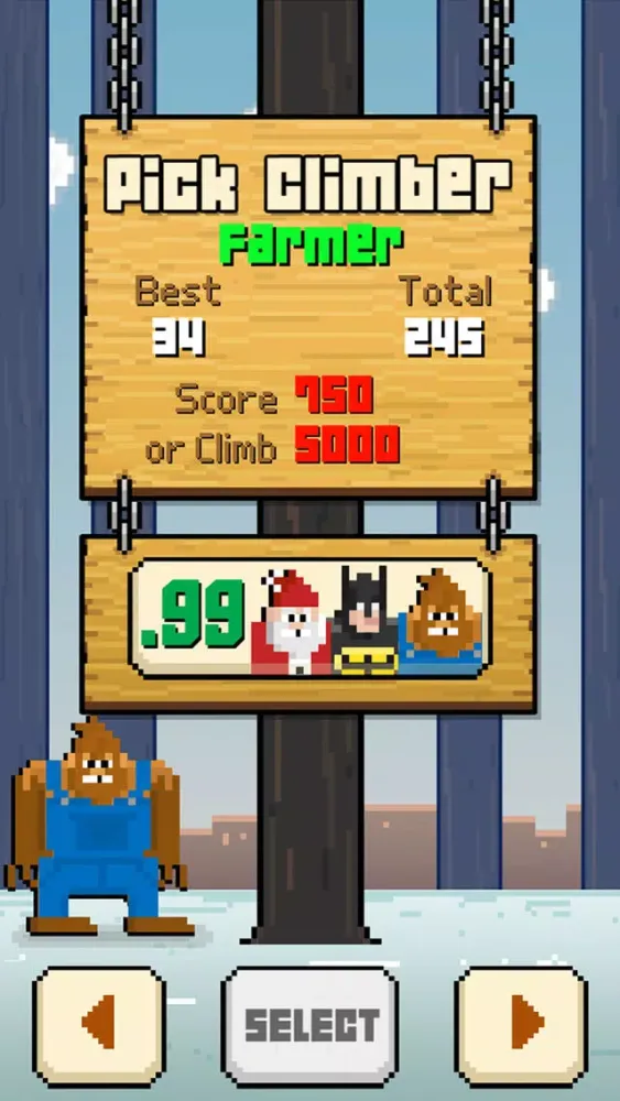 Bigfoot climber スクリーンショット