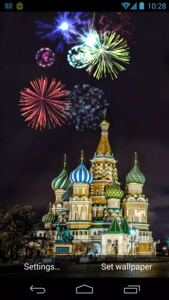 New year Fireworks Live Wallpa سکرین شاٹس