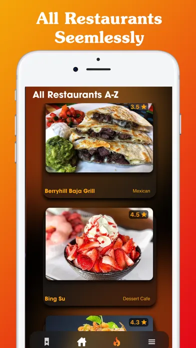 Capturas de tela do Bitescene: Restaurant Finder