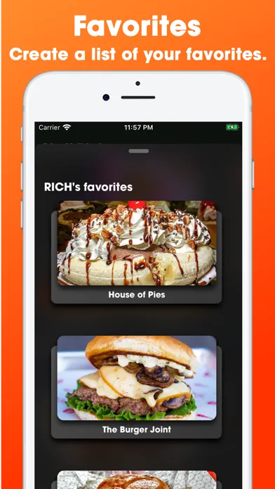 Capturas de tela do Bitescene: Restaurant Finder