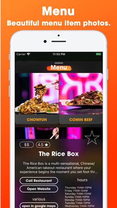Capturas de tela do Bitescene: Restaurant Finder