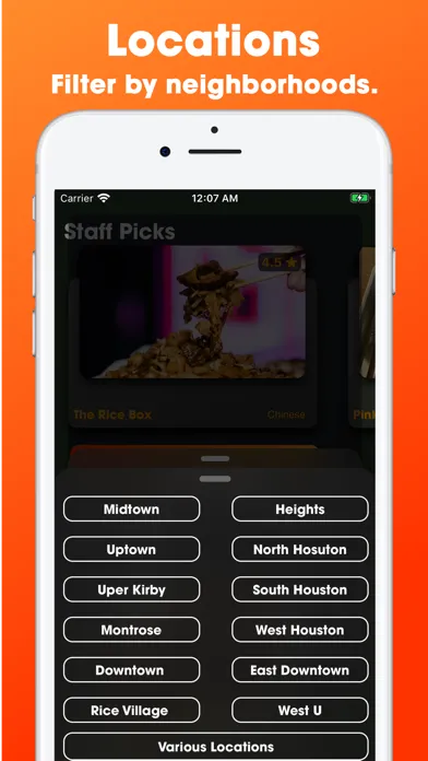 Capturas de tela do Bitescene: Restaurant Finder