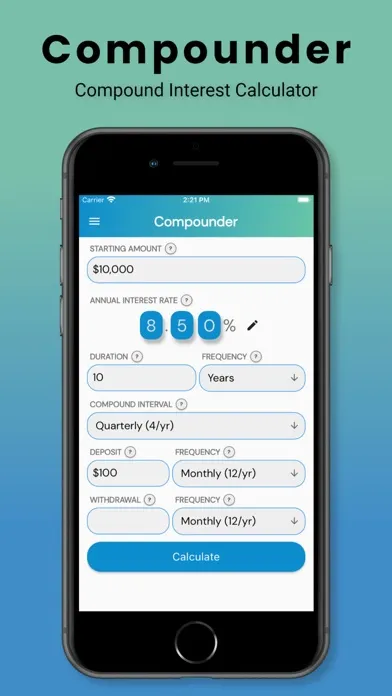 Screenshot di Compounder