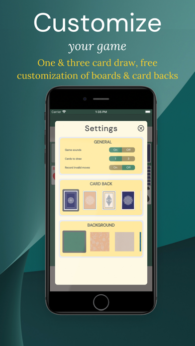 ภาพหน้าจอของ My Solitaire: Classic Cards