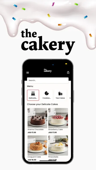 Captures d'écran de The Cakery JO