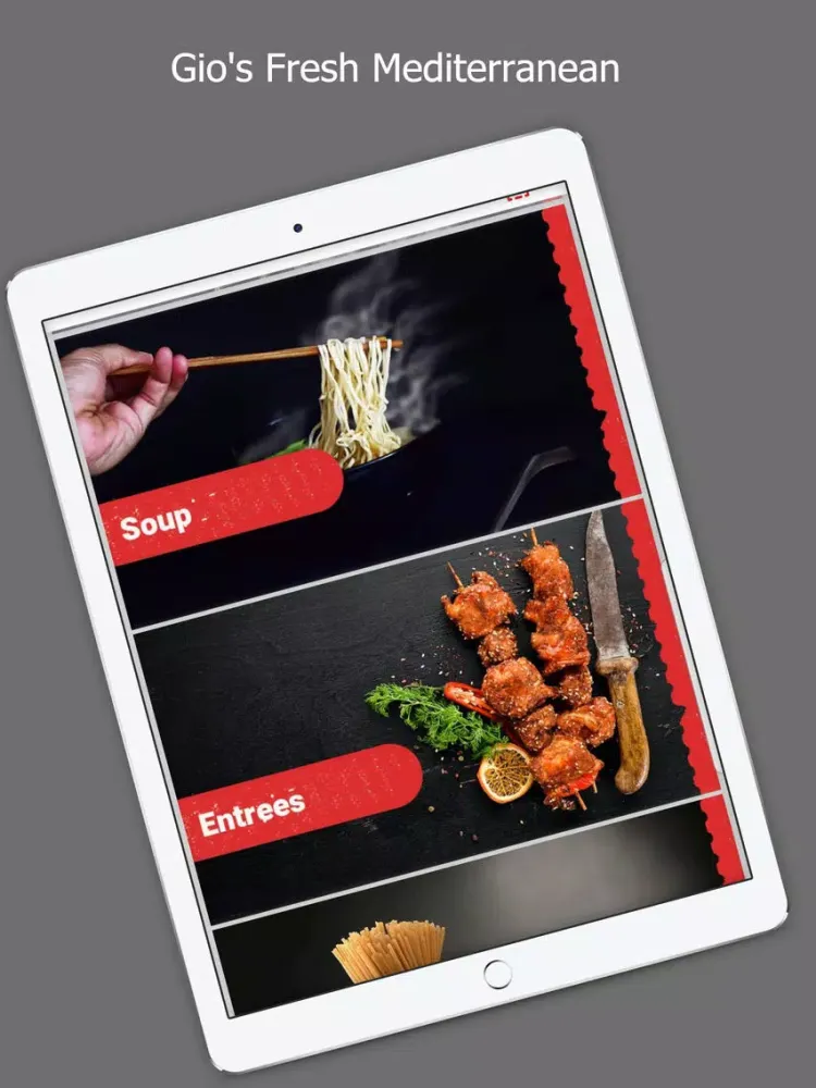 ภาพหน้าจอของ Gio's Fresh iPad 