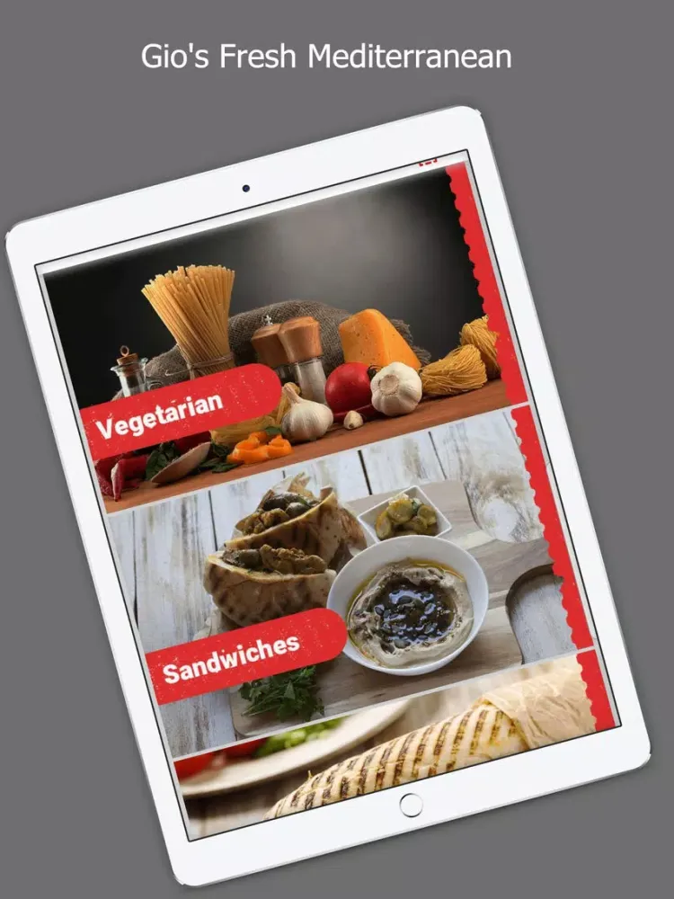 ภาพหน้าจอของ Gio's Fresh iPad 
