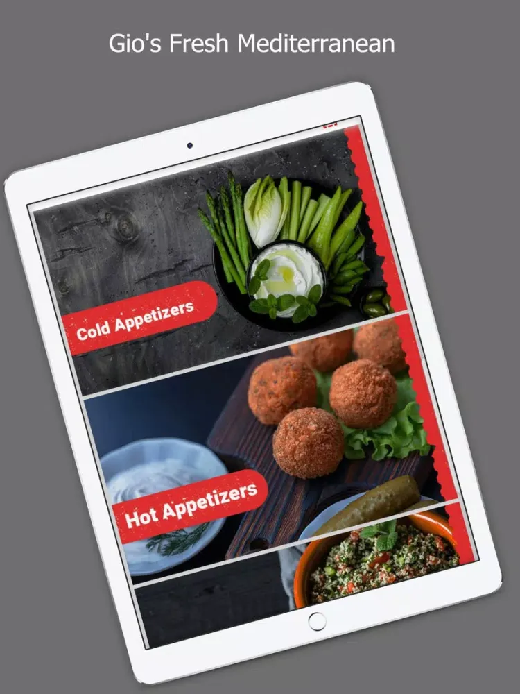ภาพหน้าจอของ Gio's Fresh iPad 