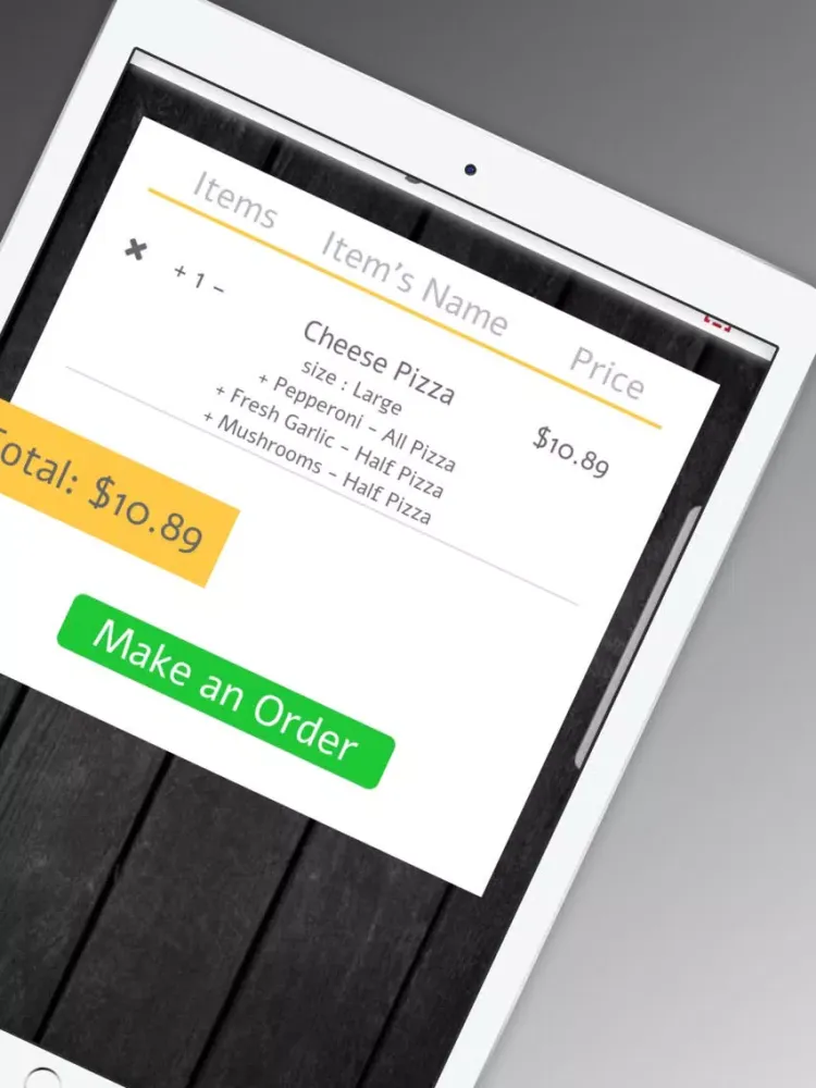 JC's Famous Pizza iPad  سکرین شاٹس