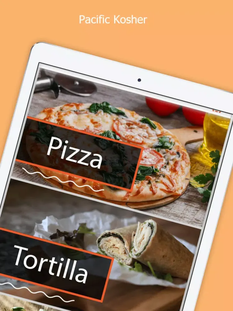 Pacific Kosher Restaurant iPad 应用截图