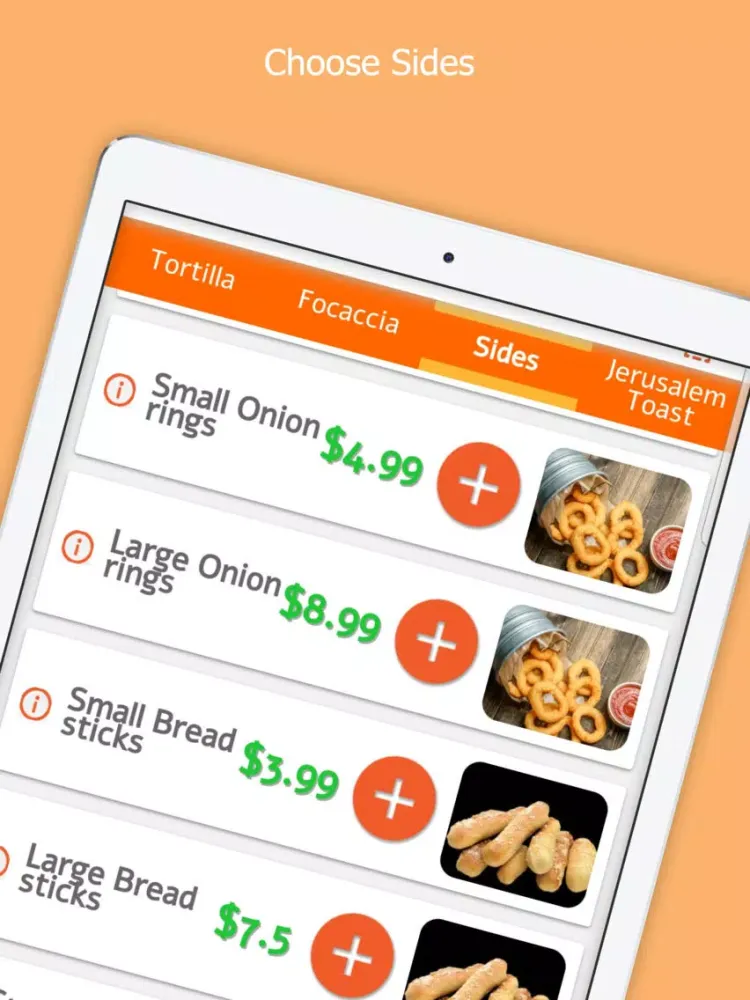 Pacific Kosher Restaurant iPad 应用截图