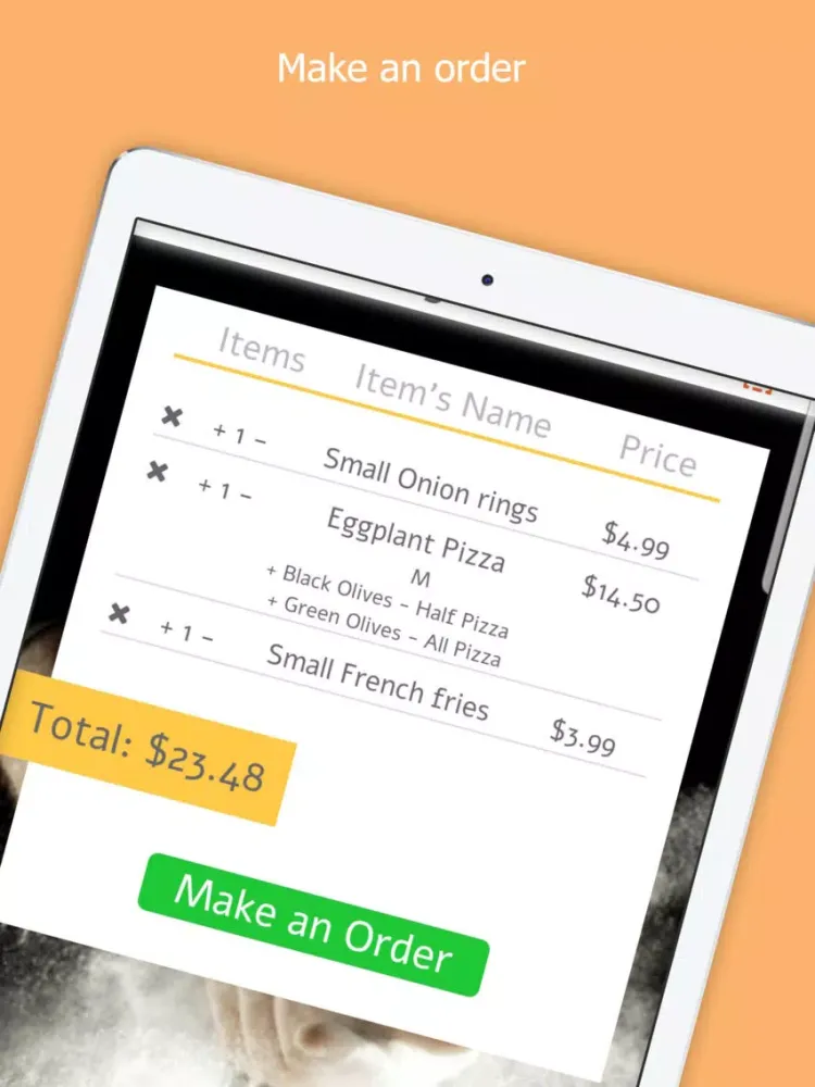 Pacific Kosher Restaurant iPad 应用截图