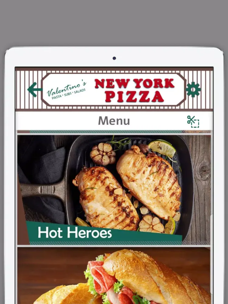 Valentino’s New York Pizza iPad  স্ক্রিনশট