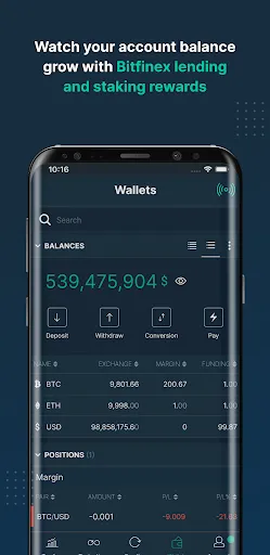 Bitfinex: Trade Digital Assets Screenshots