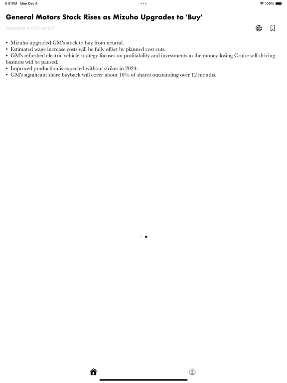 Captures d'écran de Songbird: News for the Busy iPad 