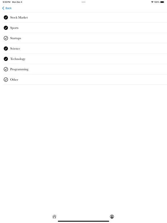 Captures d'écran de Songbird: News for the Busy iPad 