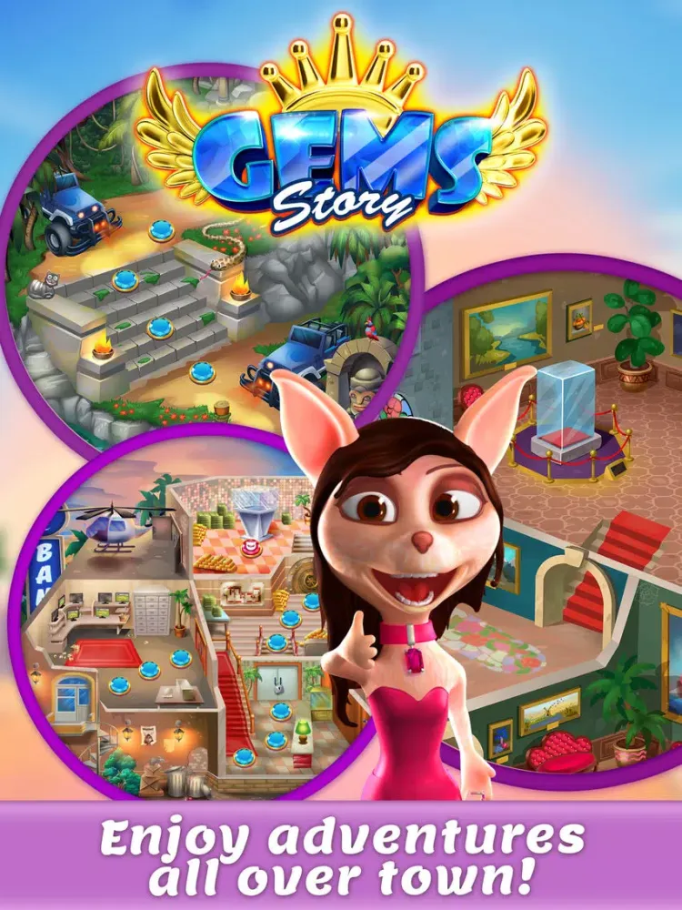 Capturas de tela do Gems Story iPad 