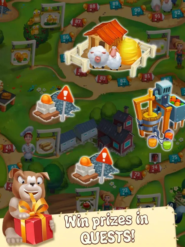 Happy Seasons: Match & Farm iPad  Ekran Görüntüleri