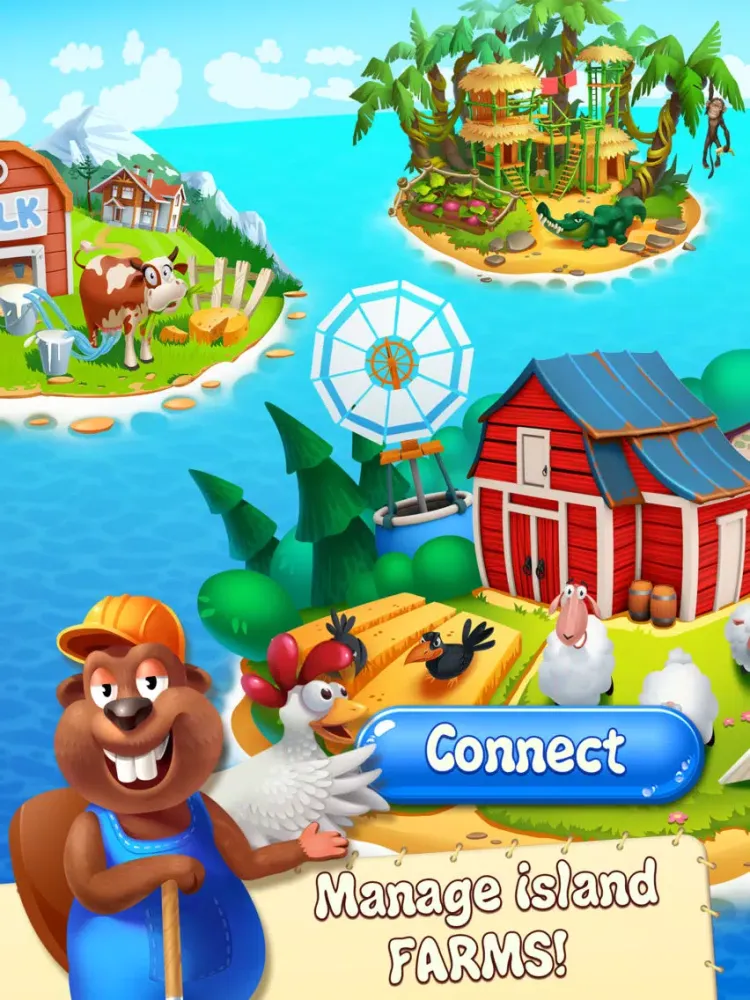 Happy Seasons: Match & Farm iPad  Ekran Görüntüleri