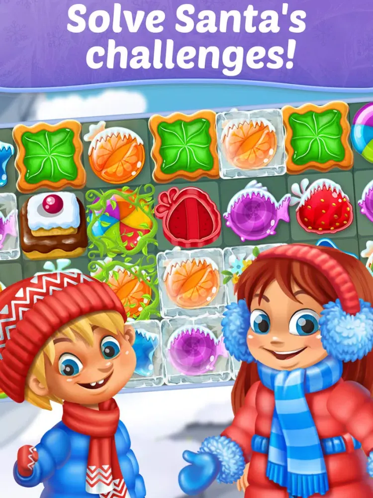 تصاویر Sweet Tales: Match 3 Christmas iPad 