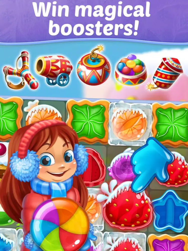تصاویر Sweet Tales: Match 3 Christmas iPad 