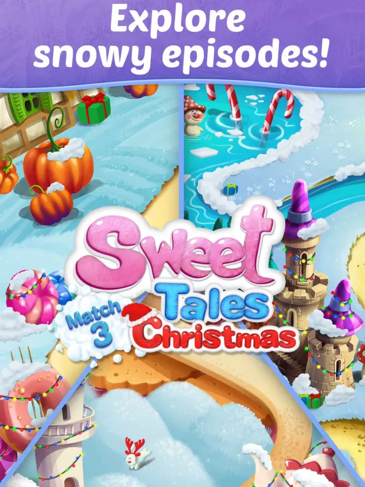 تصاویر Sweet Tales: Match 3 Christmas iPad 