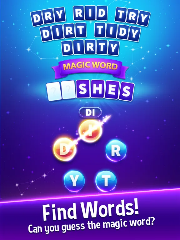Capturas de tela do Word Stars - Find Hidden Words iPad 