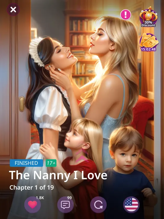 Tangkapan skrin My Stories: Choose romance iPad 