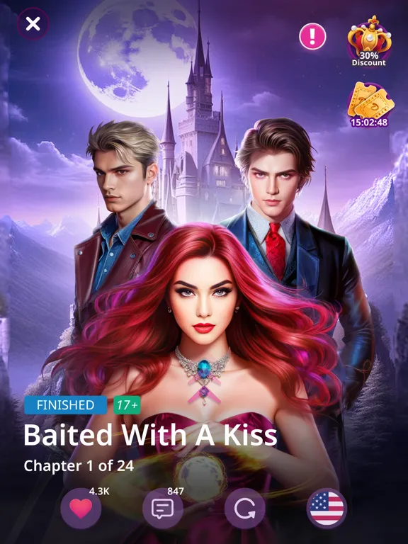 Tangkapan skrin My Stories: Choose romance iPad 